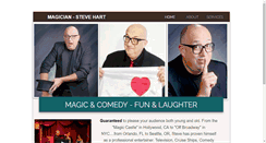 Desktop Screenshot of magicianstevehart.com